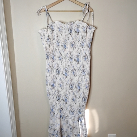 Grace Karin Floral Smocked Mermaid Ruffled Sun Dress  NEW - Picture 6 of 10